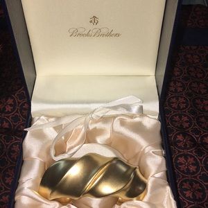 Brooks Brothers Yellow Gold Twisted Cuff Bracelet